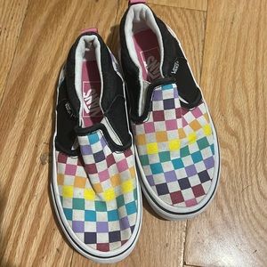 Rainbow vans size 13 youth